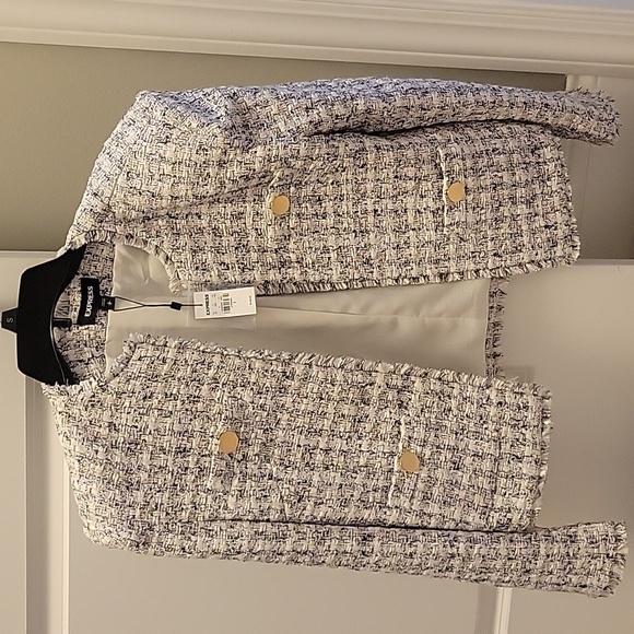 Express Jackets & Blazers - NWT Express tweed jacket size small